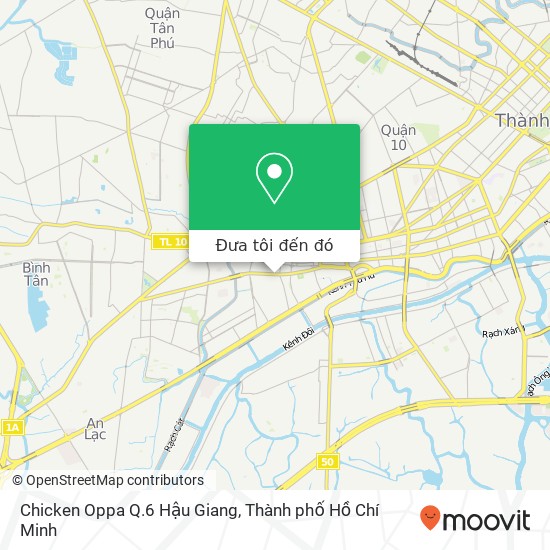 Bản đồ Chicken Oppa Q.6 Hậu Giang, 91 ĐƯỜNG Hậu Giang Quận 6, Thành Phố Hồ Chí Minh