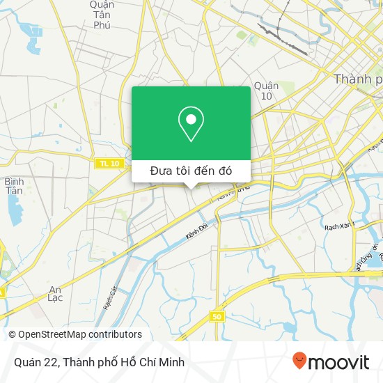 Bản đồ Quán 22, ĐƯỜNG Phạm Đình Hổ Quận 6, Thành Phố Hồ Chí Minh