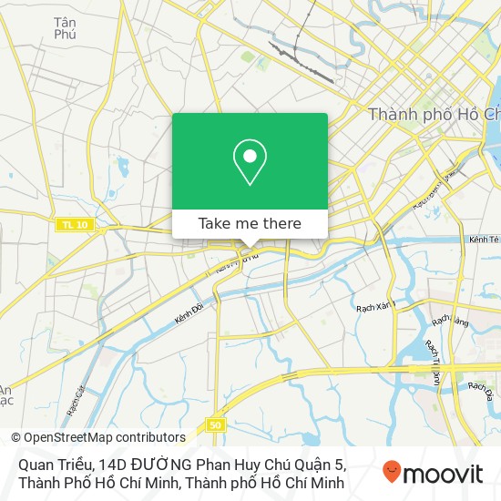 Bản đồ Quan Triều, 14D ĐƯỜNG Phan Huy Chú Quận 5, Thành Phố Hồ Chí Minh