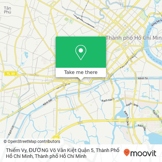 Bản đồ Thiếm Vy, ĐƯỜNG Võ Văn Kiệt Quận 5, Thành Phố Hồ Chí Minh