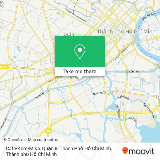 Bản đồ Cafe-Kem-Misa, Quận 8, Thành Phố Hồ Chí Minh