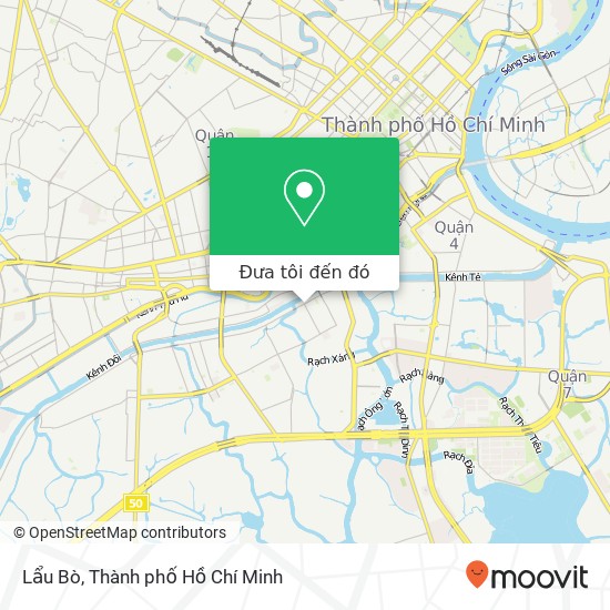 Bản đồ Lẩu Bò, 1 ĐƯỜNG Âu Dương Lân Quận 8, Thành Phố Hồ Chí Minh