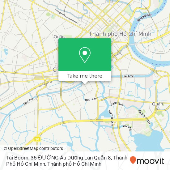 Bản đồ Tài Boom, 35 ĐƯỜNG Âu Dương Lân Quận 8, Thành Phố Hồ Chí Minh