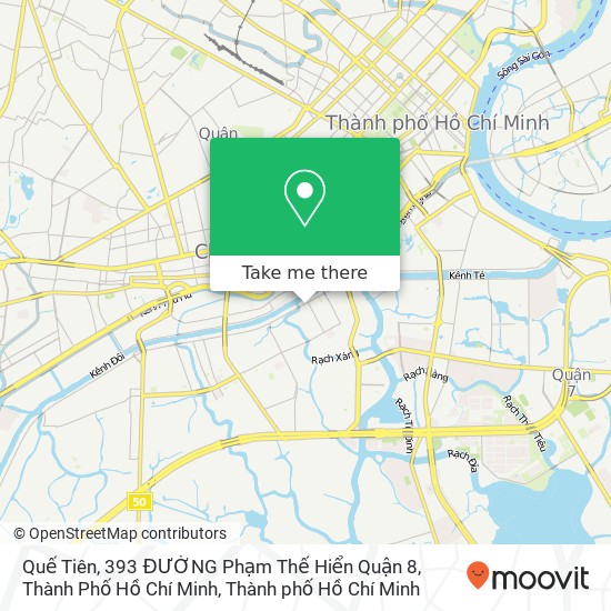 Bản đồ Quế Tiên, 393 ĐƯỜNG Phạm Thế Hiển Quận 8, Thành Phố Hồ Chí Minh