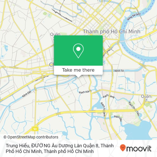 Bản đồ Trung Hiếu, ĐƯỜNG Âu Dương Lân Quận 8, Thành Phố Hồ Chí Minh