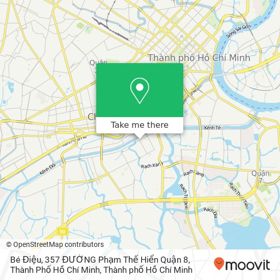 Bản đồ Bé Điệu, 357 ĐƯỜNG Phạm Thế Hiển Quận 8, Thành Phố Hồ Chí Minh