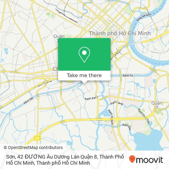Bản đồ Sơn, 42 ĐƯỜNG Âu Dương Lân Quận 8, Thành Phố Hồ Chí Minh
