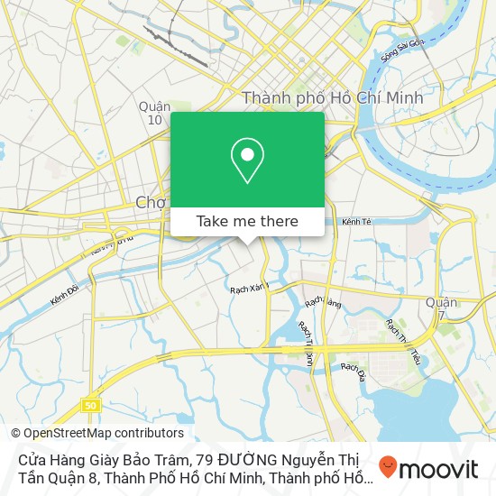 Bản đồ Cửa Hàng Giày Bảo Trâm, 79 ĐƯỜNG Nguyễn Thị Tần Quận 8, Thành Phố Hồ Chí Minh