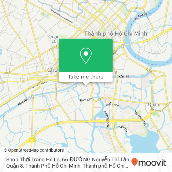 Bản đồ Shop Thời Trang Hé Lô, 66 ĐƯỜNG Nguyễn Thị Tần Quận 8, Thành Phố Hồ Chí Minh