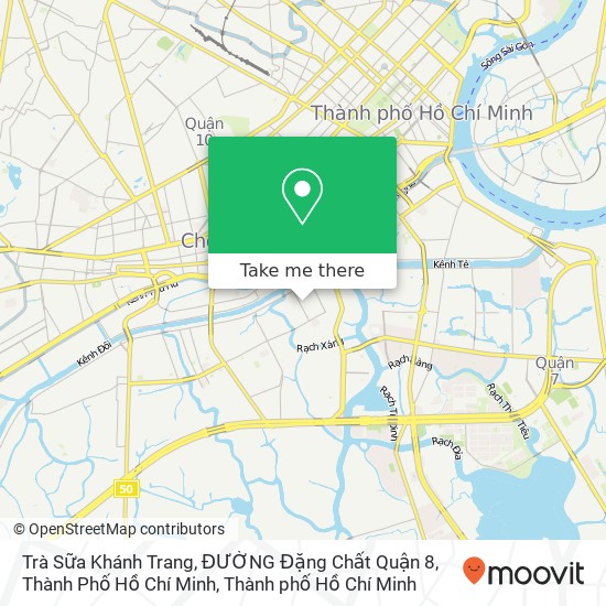 Bản đồ Trà Sữa Khánh Trang, ĐƯỜNG Đặng Chất Quận 8, Thành Phố Hồ Chí Minh