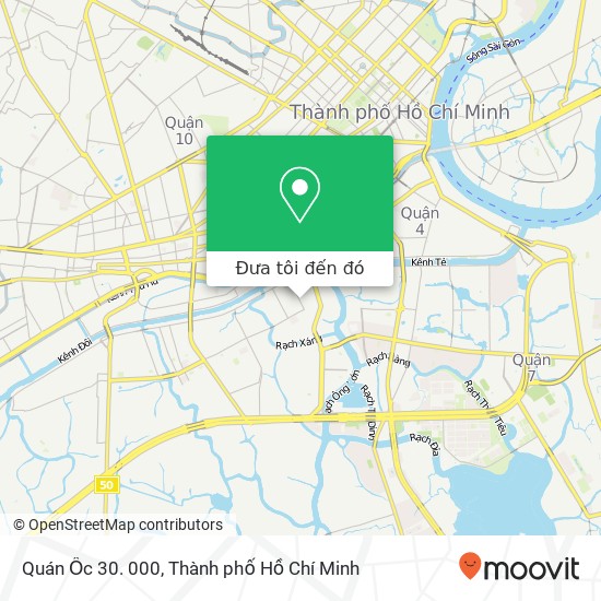 Bản đồ Quán Ốc 30. 000, Quận 8, Thành Phố Hồ Chí Minh
