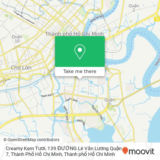 Bản đồ Creamy Kem Tươi, 139 ĐƯỜNG Lê Văn Lương Quận 7, Thành Phố Hồ Chí Minh