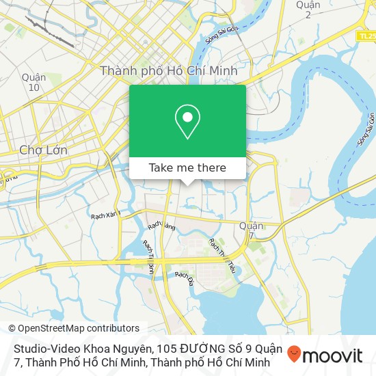 Bản đồ Studio-Video Khoa Nguyên, 105 ĐƯỜNG Số 9 Quận 7, Thành Phố Hồ Chí Minh