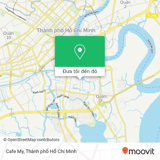 Bản đồ Cafe My, ĐƯỜNG Số 10 Quận 7, Thành Phố Hồ Chí Minh