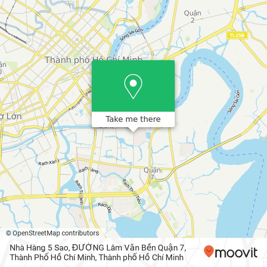 Bản đồ Nhà Hàng 5 Sao, ĐƯỜNG Lâm Văn Bền Quận 7, Thành Phố Hồ Chí Minh