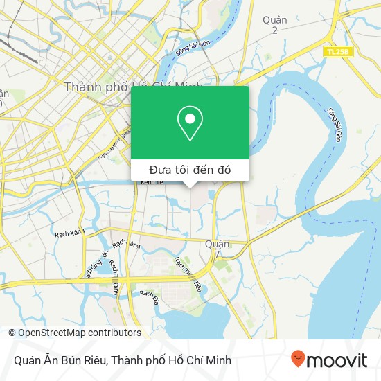 Bản đồ Quán Ăn Bún Riêu, ĐƯỜNG Lâm Văn Bền Quận 7, Thành Phố Hồ Chí Minh