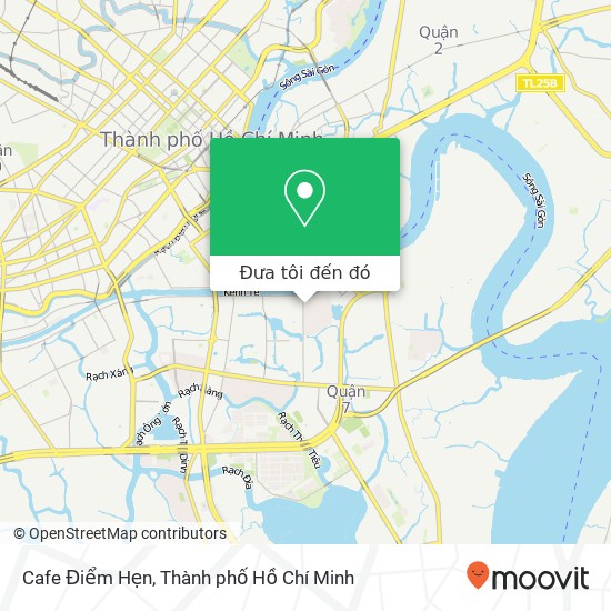 Bản đồ Cafe Điểm Hẹn, ĐƯỜNG Số 5K Quận 7, Thành Phố Hồ Chí Minh