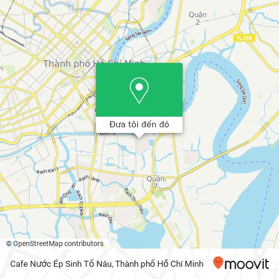 Bản đồ Cafe Nước Ép Sinh Tố Nâu, ĐƯỜNG Số 5K Quận 7, Thành Phố Hồ Chí Minh
