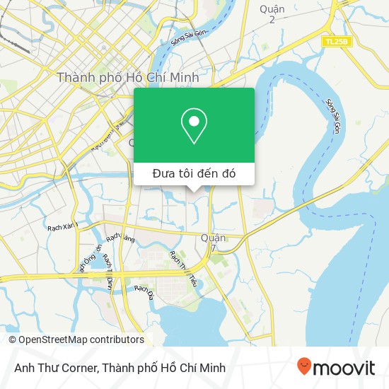Bản đồ Anh Thư Corner, ĐƯỜNG Số 15 Quận 7, Thành Phố Hồ Chí Minh