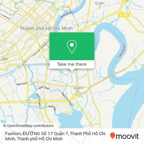 Bản đồ Fashion, ĐƯỜNG Số 17 Quận 7, Thành Phố Hồ Chí Minh