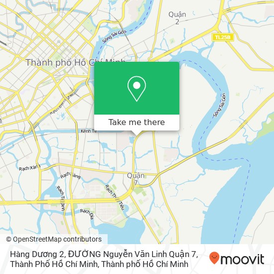Bản đồ Hàng Dương 2, ĐƯỜNG Nguyễn Văn Linh Quận 7, Thành Phố Hồ Chí Minh