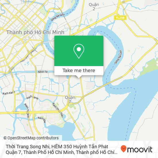 Bản đồ Thời Trang Song Nhi, HẺM 350 Huỳnh Tấn Phát Quận 7, Thành Phố Hồ Chí Minh