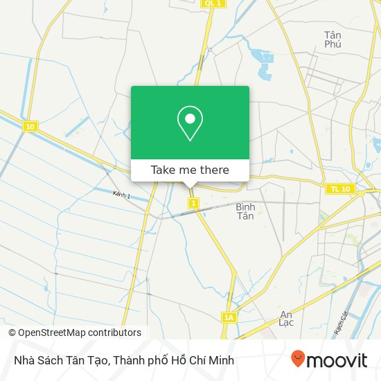 Bản đồ Nhà Sách Tân Tạo