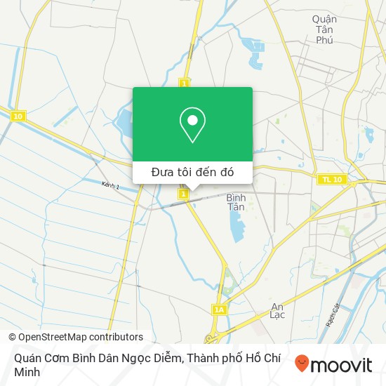 Bản đồ Quán Cơm Bình Dân Ngọc Diễm, 119 ĐƯỜNG Số 55 Quận Bình Tân, Thành Phố Hồ Chí Minh