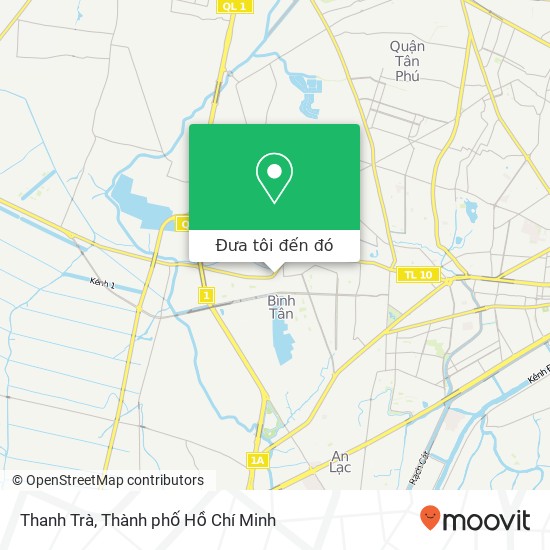 Bản đồ Thanh Trà, 945 10 Quận Bình Tân, Thành Phố Hồ Chí Minh