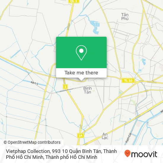 Bản đồ Vietphap Collection, 993 10 Quận Bình Tân, Thành Phố Hồ Chí Minh