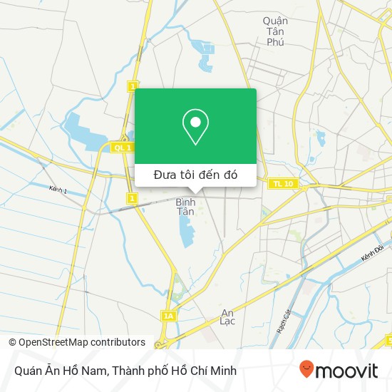 Bản đồ Quán Ăn Hồ Nam, 218 ĐƯỜNG Trần Văn Giàu Quận Bình Tân, Thành Phố Hồ Chí Minh