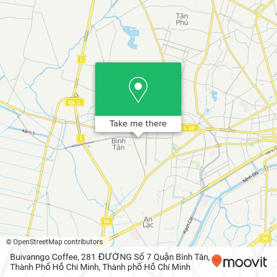 Bản đồ Buivanngo Coffee, 281 ĐƯỜNG Số 7 Quận Bình Tân, Thành Phố Hồ Chí Minh