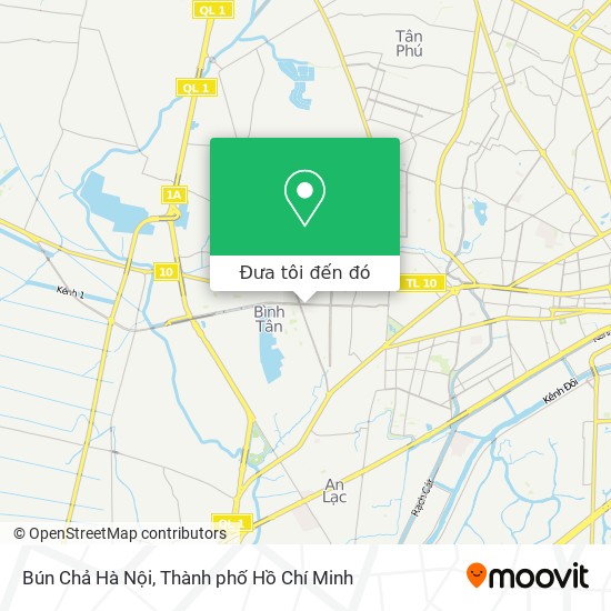 Bản đồ Bún Chả Hà Nội