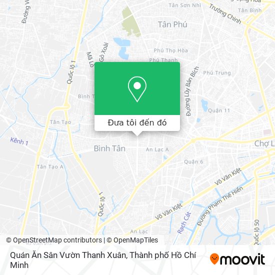 Bản đồ Quán Ăn Sân Vườn Thanh Xuân