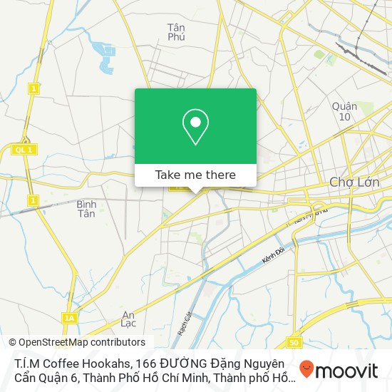 Bản đồ T.Í.M Coffee Hookahs, 166 ĐƯỜNG Đặng Nguyên Cẩn Quận 6, Thành Phố Hồ Chí Minh
