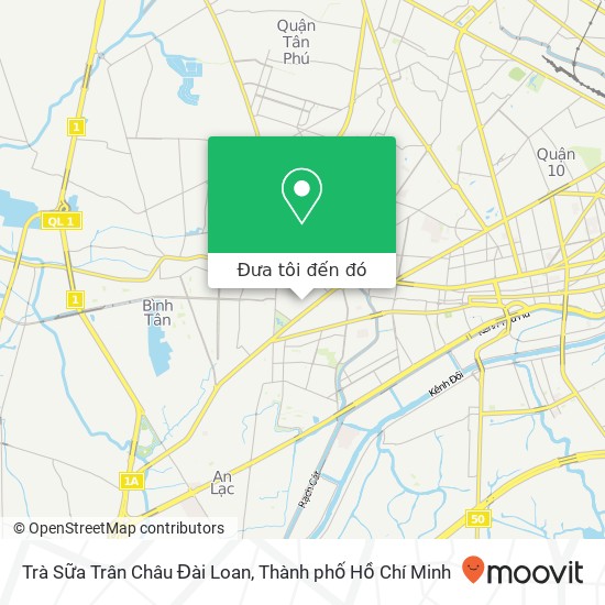 Bản đồ Trà Sữa Trân Châu Đài Loan, ĐƯỜNG Số 10 Quận 6, Thành Phố Hồ Chí Minh