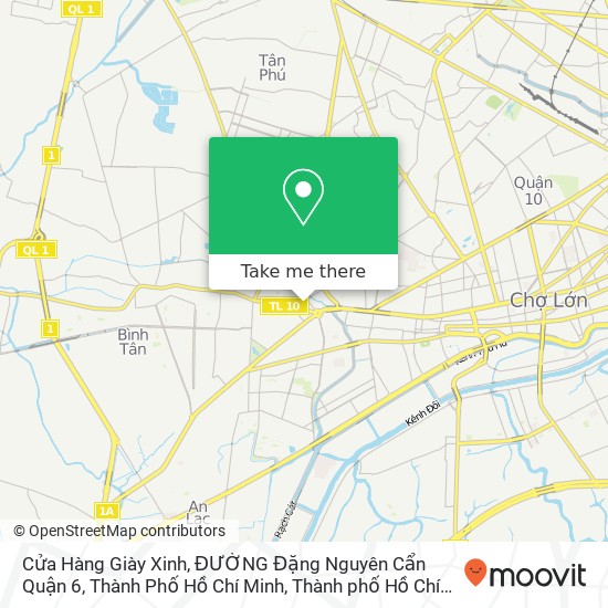 Bản đồ Cửa Hàng Giày Xinh, ĐƯỜNG Đặng Nguyên Cẩn Quận 6, Thành Phố Hồ Chí Minh
