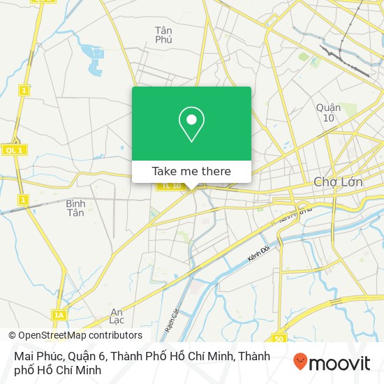 Bản đồ Mai Phúc, Quận 6, Thành Phố Hồ Chí Minh