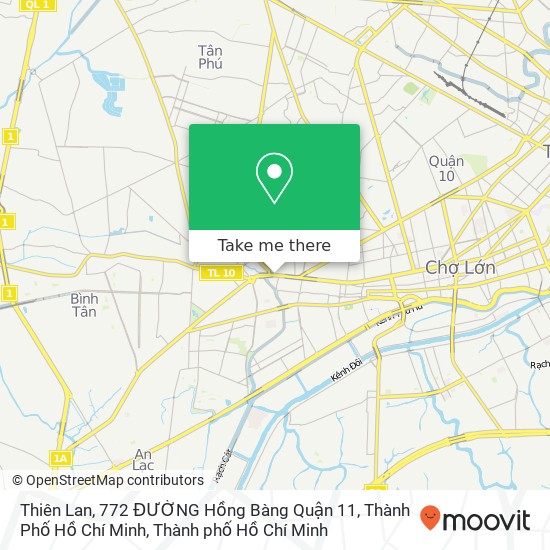 Bản đồ Thiên Lan, 772 ĐƯỜNG Hồng Bàng Quận 11, Thành Phố Hồ Chí Minh