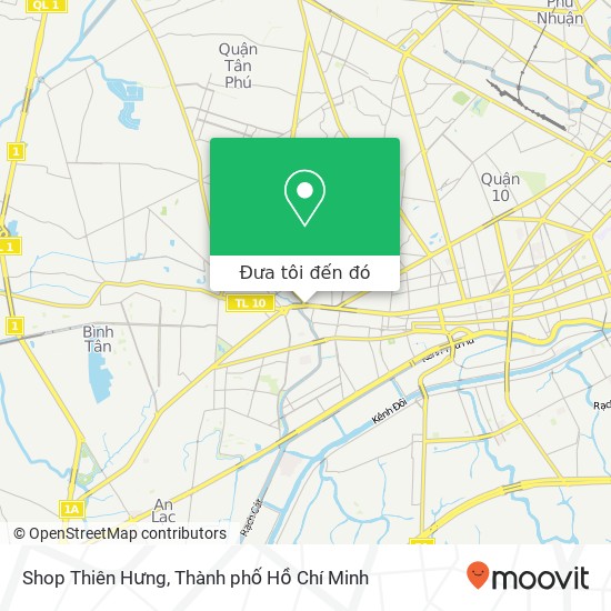 Bản đồ Shop Thiên Hưng, ĐƯỜNG Hồng Bàng Quận 11, Thành Phố Hồ Chí Minh