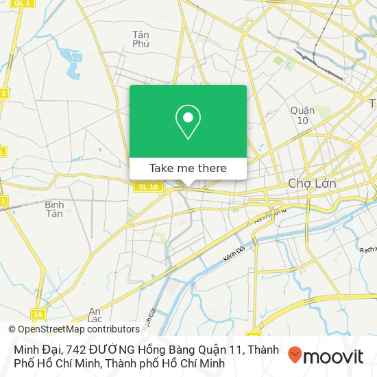 Bản đồ Minh Đại, 742 ĐƯỜNG Hồng Bàng Quận 11, Thành Phố Hồ Chí Minh