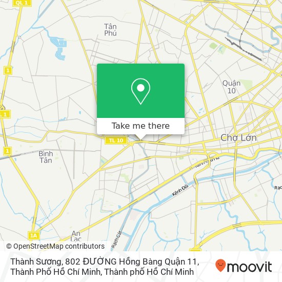 Bản đồ Thành Sương, 802 ĐƯỜNG Hồng Bàng Quận 11, Thành Phố Hồ Chí Minh