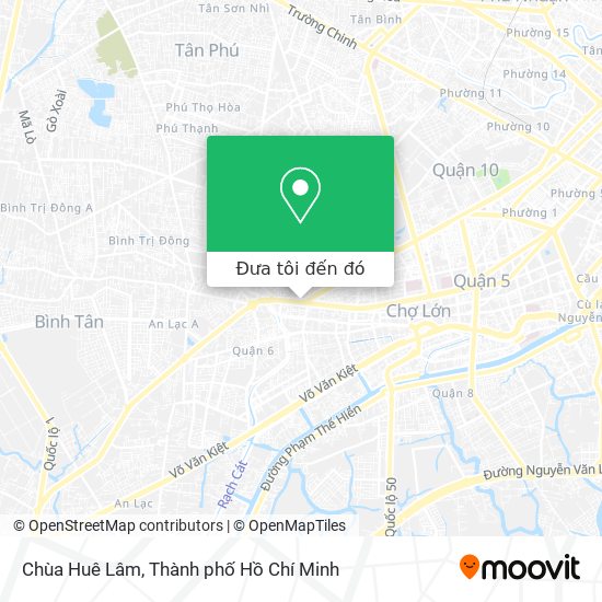 Bản đồ Chùa Huê Lâm