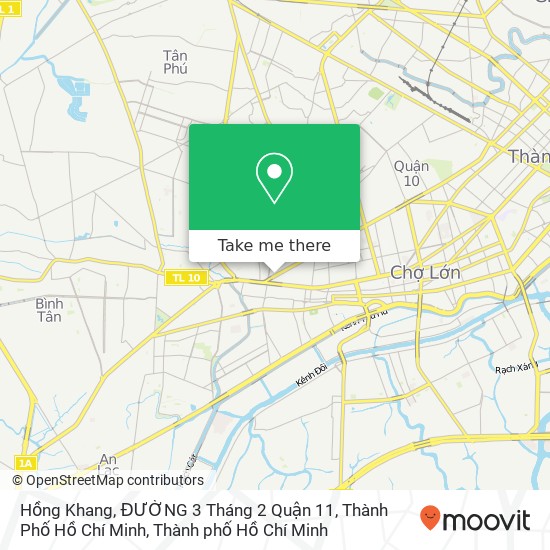 Bản đồ Hồng Khang, ĐƯỜNG 3 Tháng 2 Quận 11, Thành Phố Hồ Chí Minh