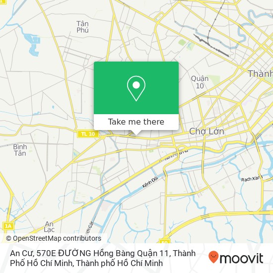 Bản đồ An Cư, 570E ĐƯỜNG Hồng Bàng Quận 11, Thành Phố Hồ Chí Minh