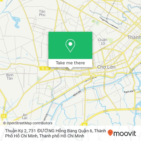 Bản đồ Thuận Ký 2, 731 ĐƯỜNG Hồng Bàng Quận 6, Thành Phố Hồ Chí Minh