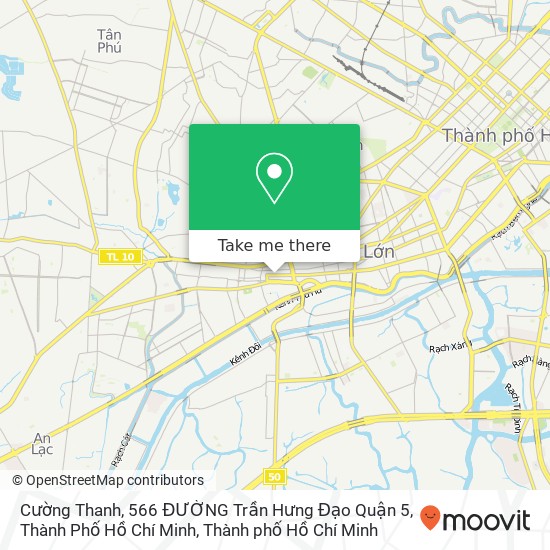 Bản đồ Cường Thanh, 566 ĐƯỜNG Trần Hưng Đạo Quận 5, Thành Phố Hồ Chí Minh