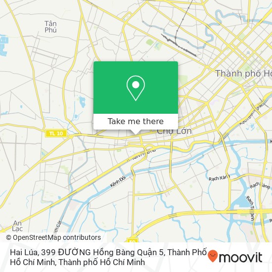 Bản đồ Hai Lúa, 399 ĐƯỜNG Hồng Bàng Quận 5, Thành Phố Hồ Chí Minh