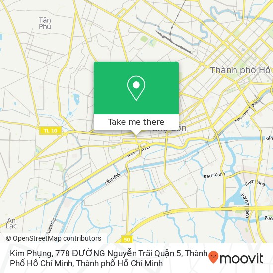 Bản đồ Kim Phụng, 778 ĐƯỜNG Nguyễn Trãi Quận 5, Thành Phố Hồ Chí Minh