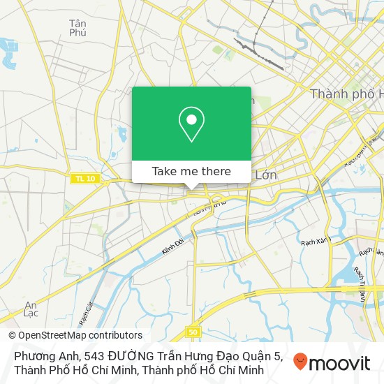 Bản đồ Phương Anh, 543 ĐƯỜNG Trần Hưng Đạo Quận 5, Thành Phố Hồ Chí Minh